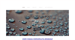 Desktop Screenshot of massageforyou.co